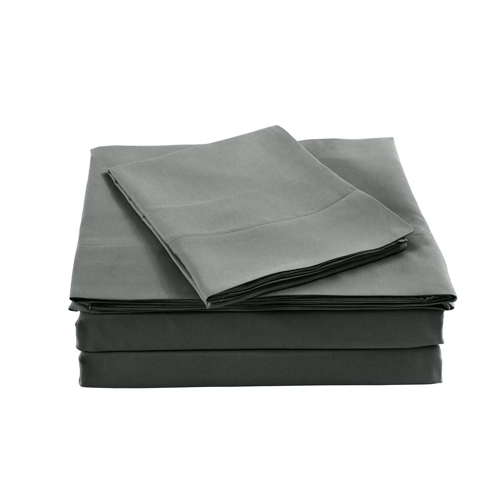 Royal Comfort Bamboo Blended Sheet Set featuring ultra-soft 1000TC fabric, elegantly designed with a luxurious finish and available in multiple sizes.